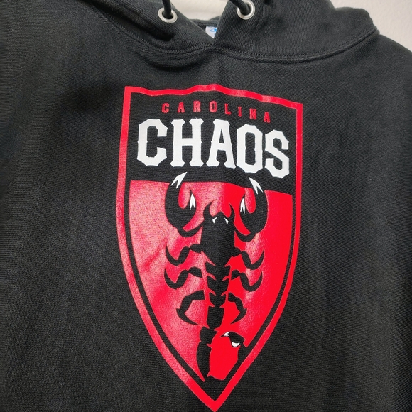 Champion Men's Carolina Chaos Black Hoodie Scorpion Logo Sz XL NWOT - Picture 3 of 13